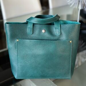 Sea Glass Mini Crossbody Tote Portland Leather Goods